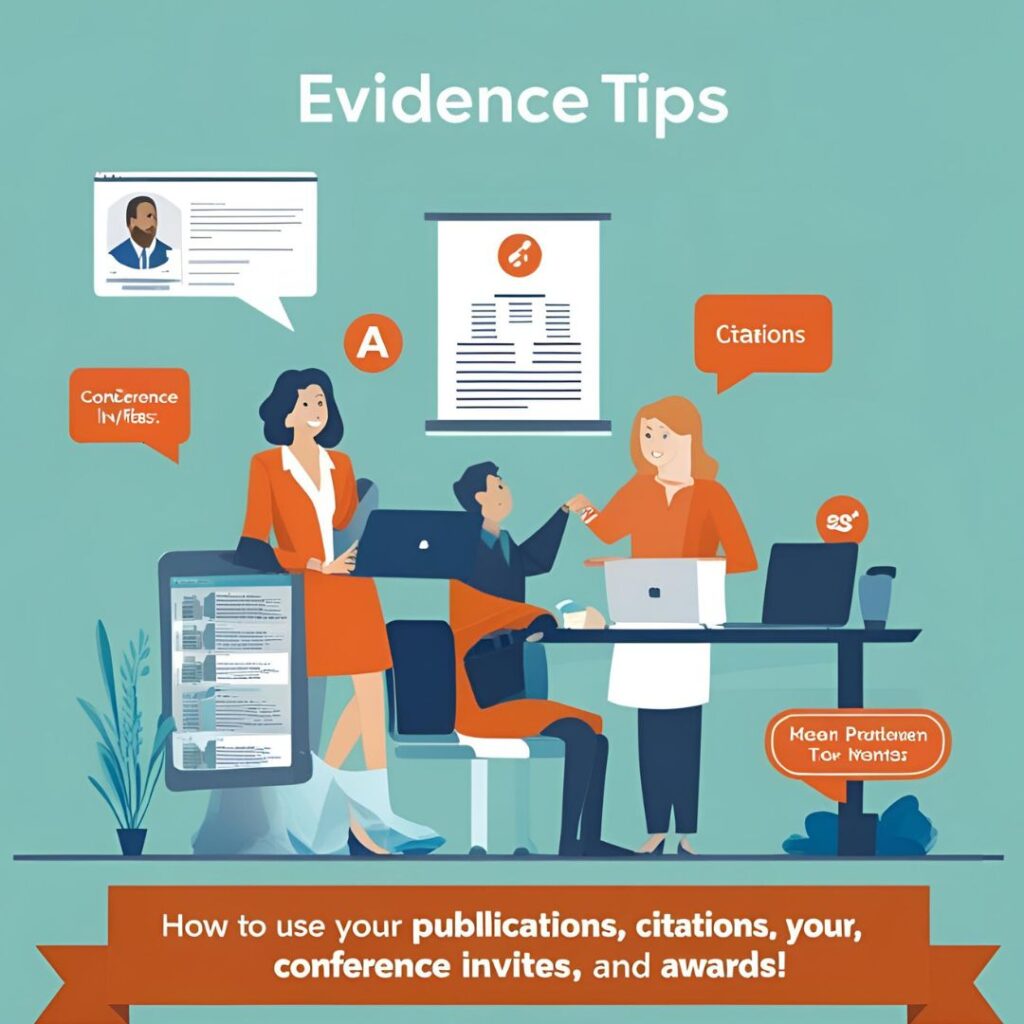 Evidence Tips: Leveraging Your Academic and Professional Achievements
