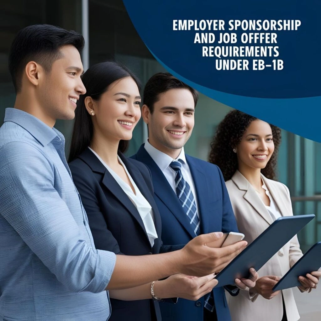 EB-1B Employer Sponsorship and Job Offer Requirements