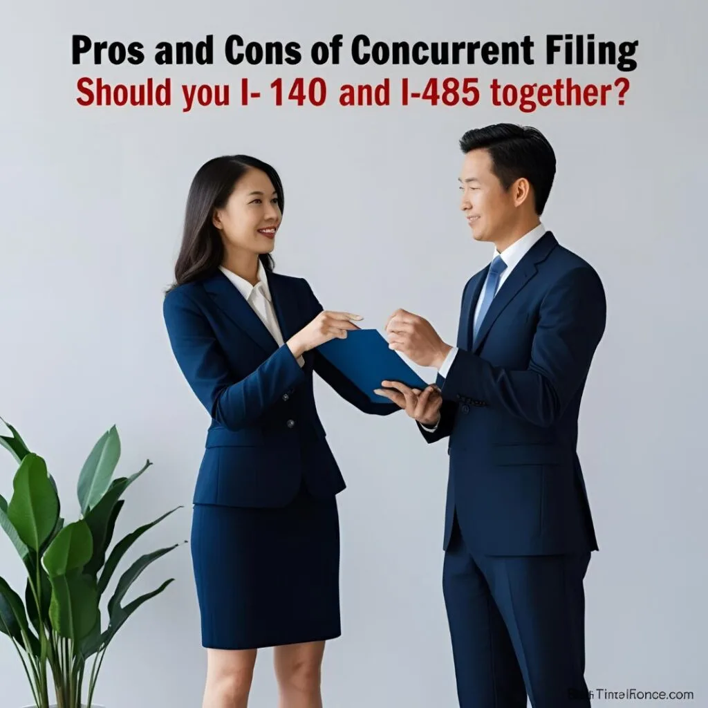 Pros and Cons of Concurrent Filing: Should You File I-140 and I-485 Together?