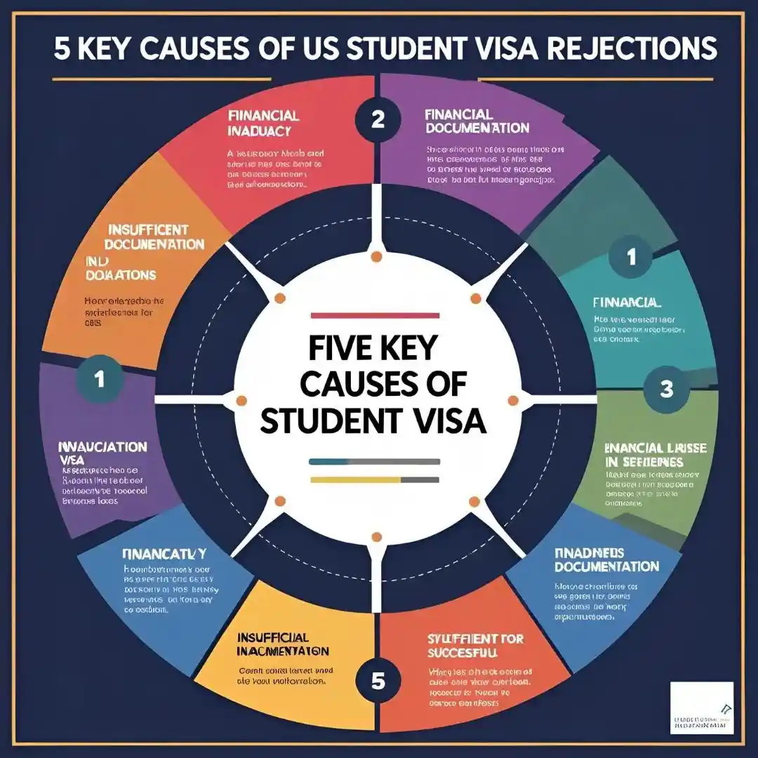 Five Key Causes of US Student Visa Rejections and Tips to Avoid Them