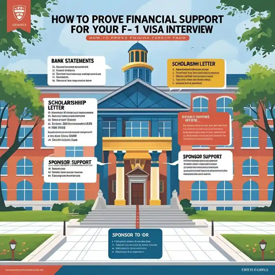 How to Prove Financial Support for Your F-1 Visa Interview (With Examples)