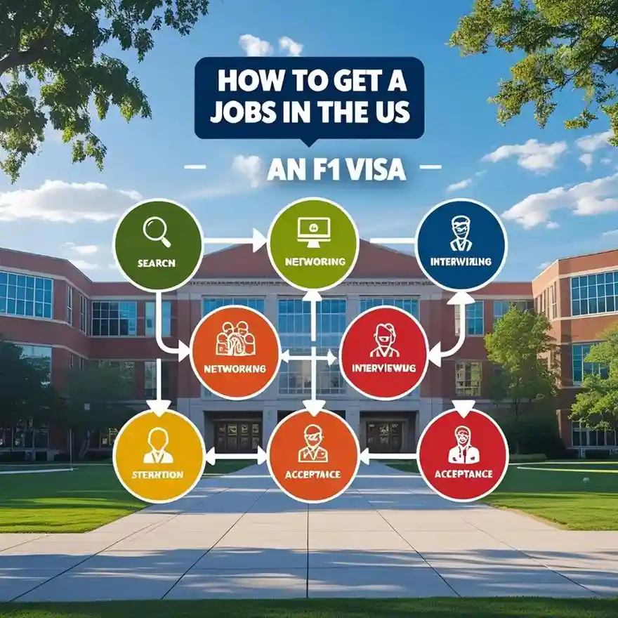 Step-by-Step Process to Get a Job in the US from F1 Visa: A Practical Journey for International Students