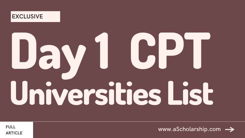 Best Day One CPT Universities in USA