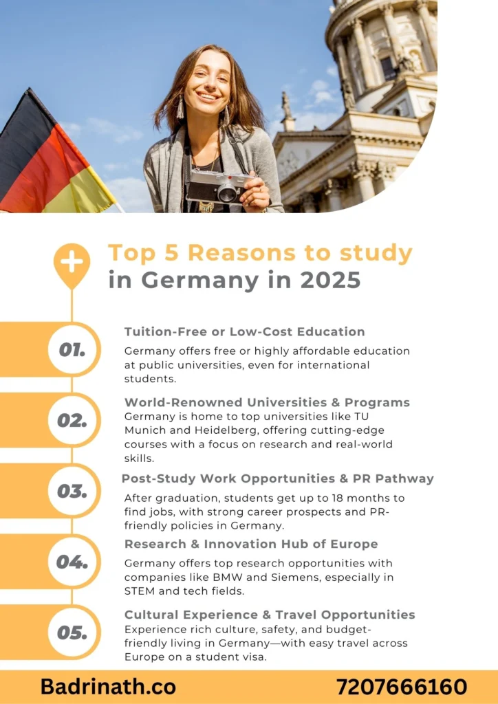 top 5 reasons to study in Germany in 2025