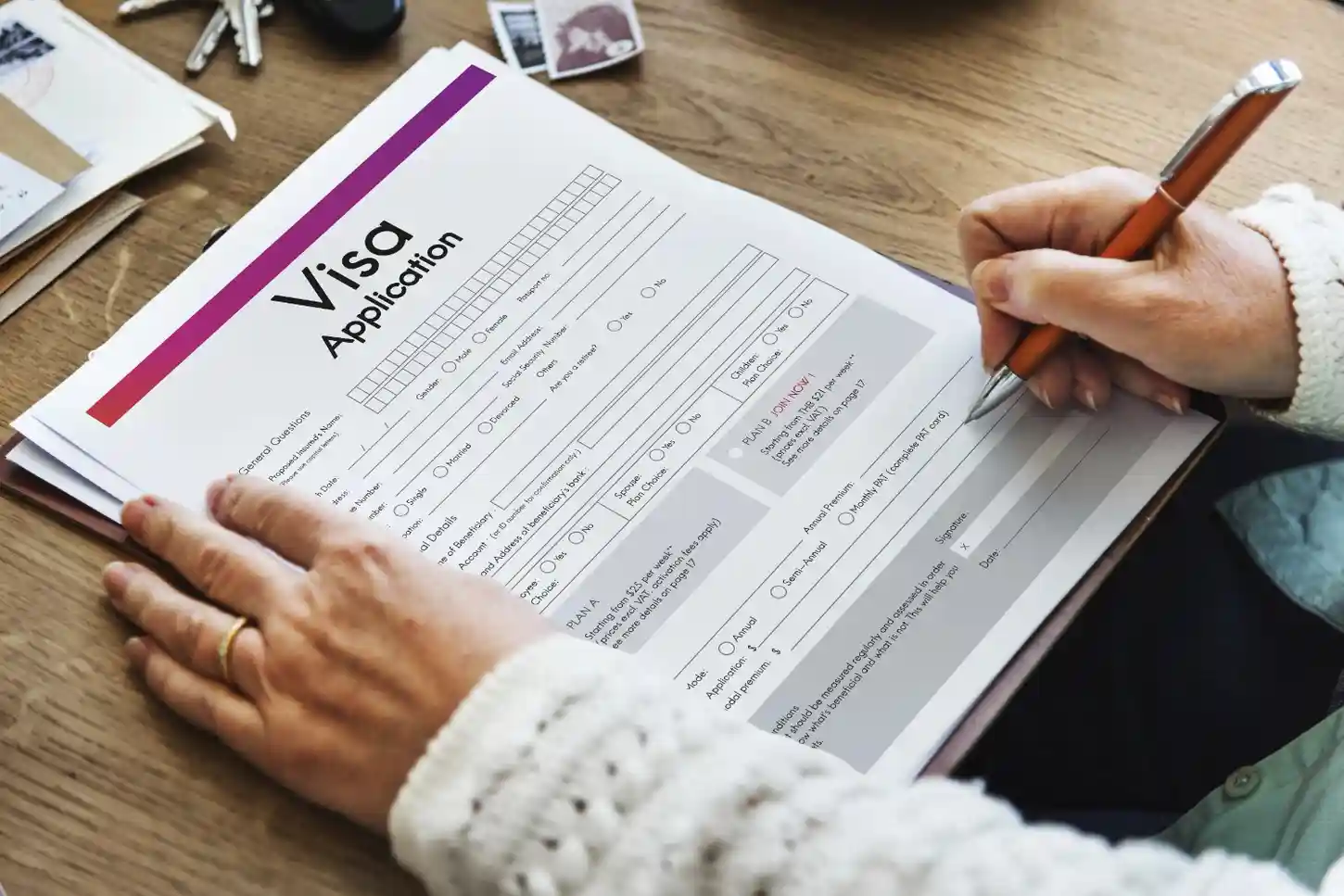 Overseas education consultancy visa application